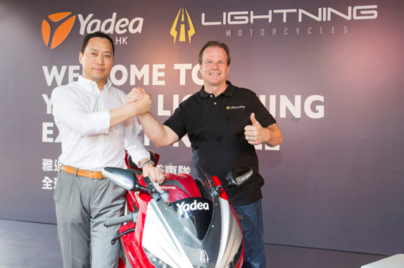 YADEA Partnerschaft mit Lightning