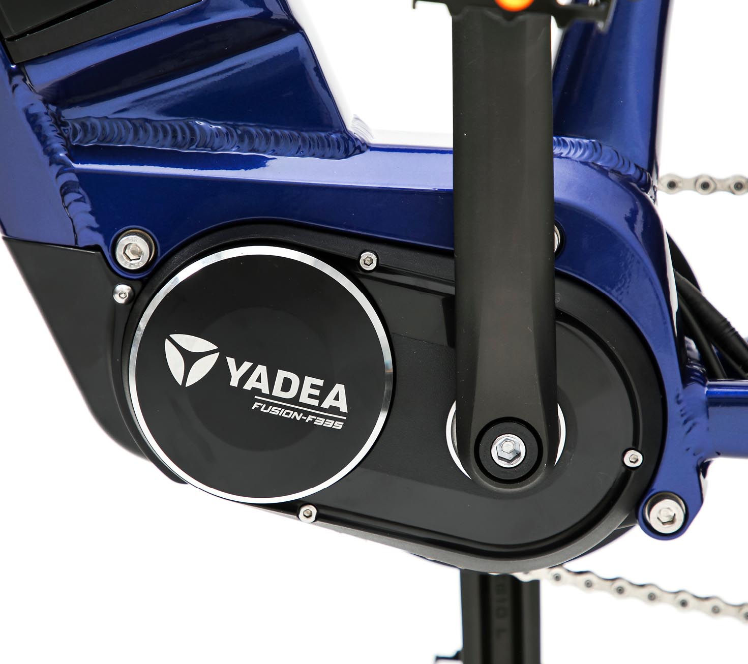 Nahaufnahme Fusion Mittelmotor YADEA E-Bike